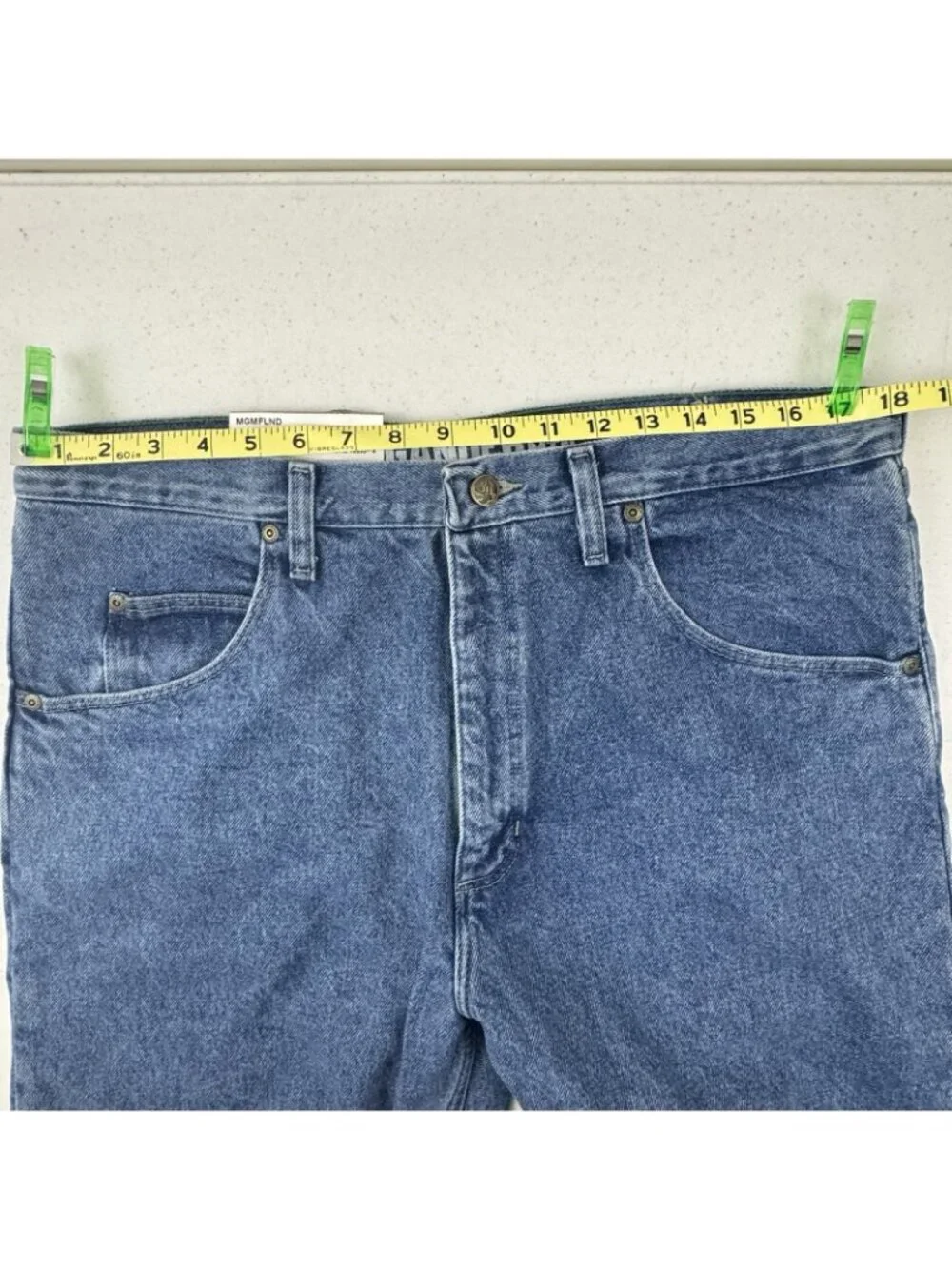Gander Mountain Flannel Lined Jeans 36x34 Medium Wash Denim MGMFLND